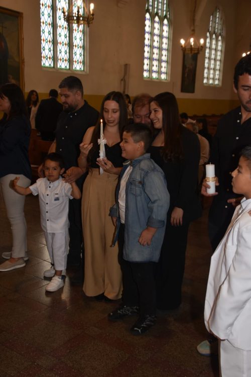 Misa  de Bautismo  estudiantes marquianos