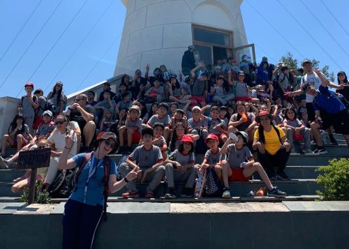 VISITA PEDAGÓGICA DE LOS 3° BÁSICOS AL CERRO SAN CRISTÓBAL