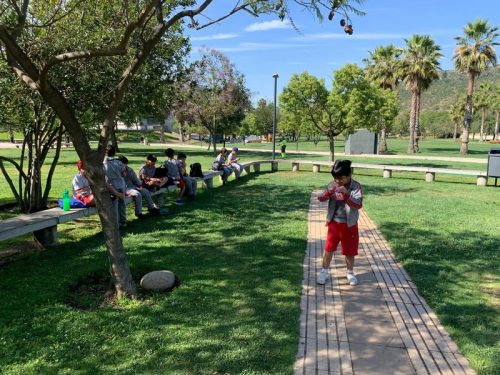Salida pedagógica Segundos Básicos  al Parque Bicentenario