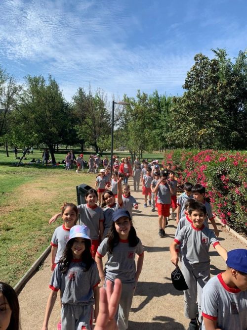 Salida pedagógica Segundos Básicos  al Parque Bicentenario
