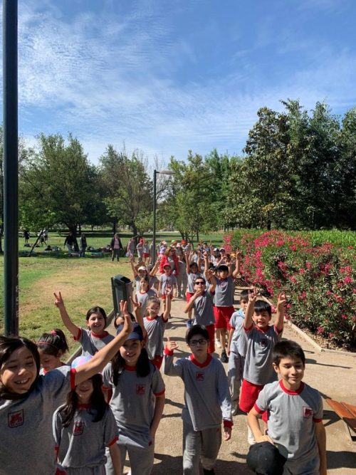 Salida pedagógica Segundos Básicos  al Parque Bicentenario