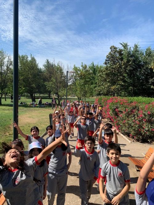 Salida pedagógica Segundos Básicos  al Parque Bicentenario