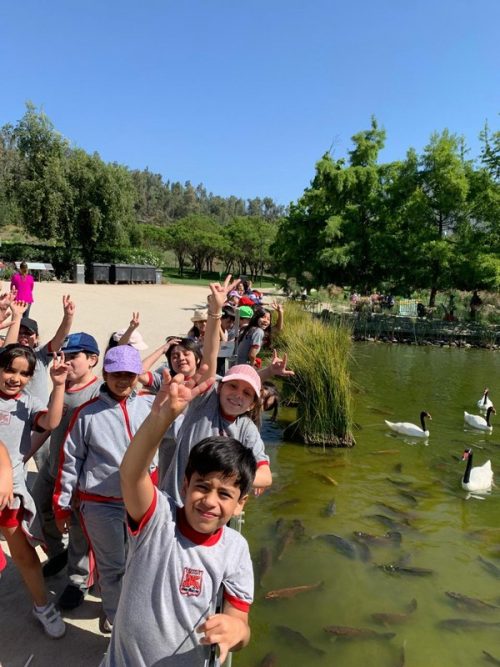 Salida pedagógica Segundos Básicos  al Parque Bicentenario