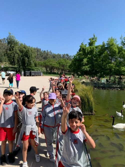 Salida pedagógica Segundos Básicos  al Parque Bicentenario