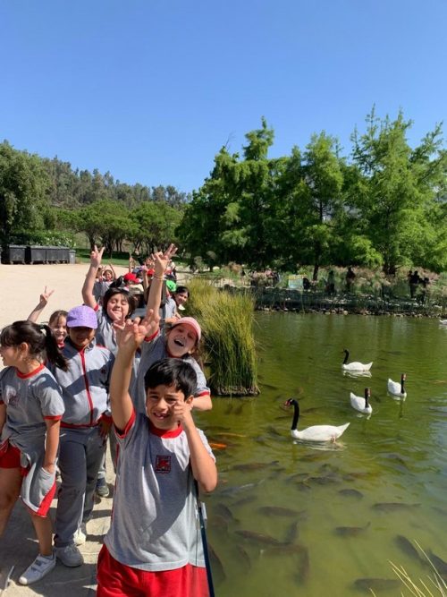 Salida pedagógica Segundos Básicos  al Parque Bicentenario