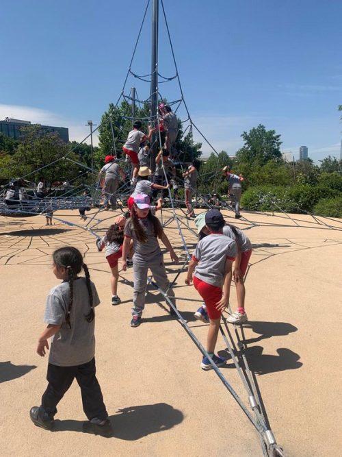 Salida pedagógica Segundos Básicos  al Parque Bicentenario