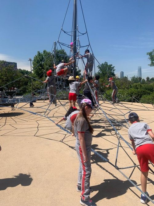 Salida pedagógica Segundos Básicos  al Parque Bicentenario