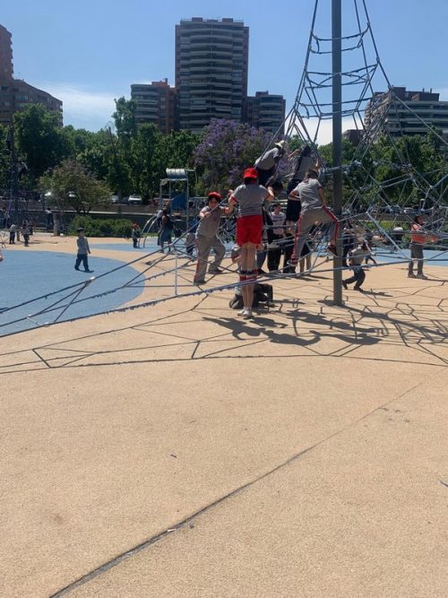 Salida pedagógica Segundos Básicos  al Parque Bicentenario