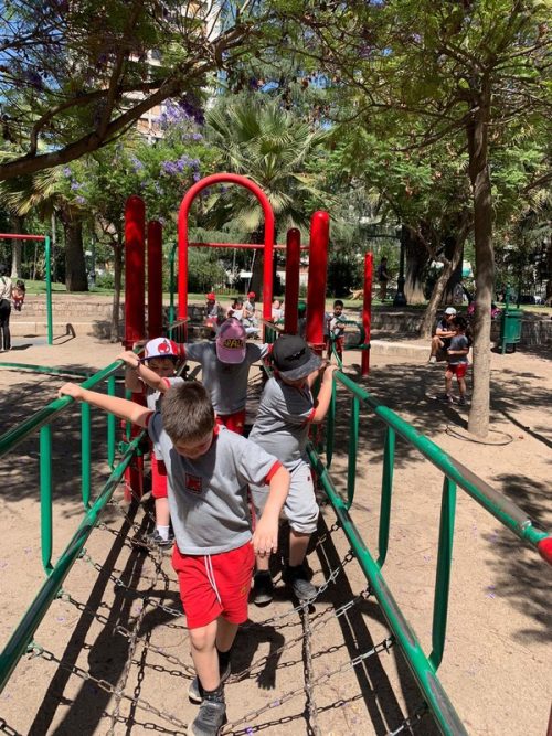 Salida Pedagógica Primeros Básico al Parque Inés de Suárez