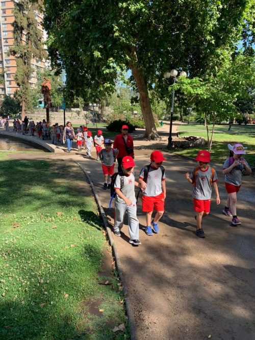 Salida Pedagógica Primeros Básico al Parque Inés de Suárez