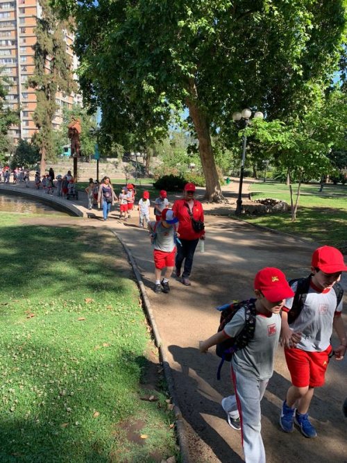 Salida Pedagógica Primeros Básico al Parque Inés de Suárez