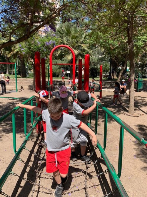 Salida Pedagógica Primeros Básico al Parque Inés de Suárez