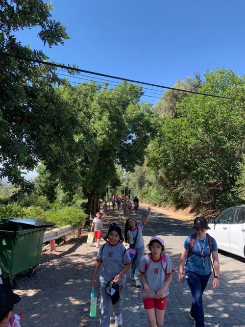 Visita  al Cerro San Cristóbal
