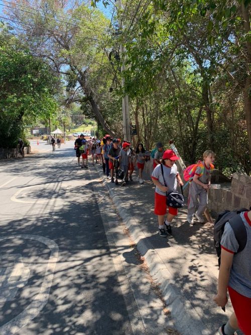 Visita  al Cerro San Cristóbal