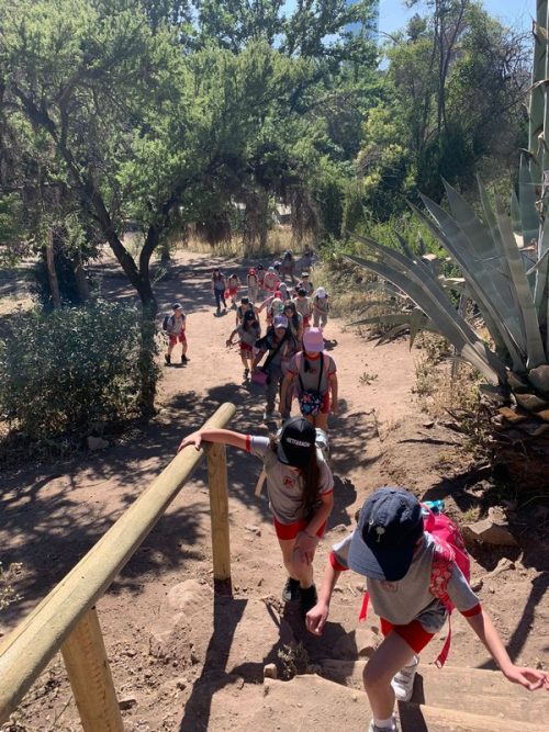 Visita  al Cerro San Cristóbal