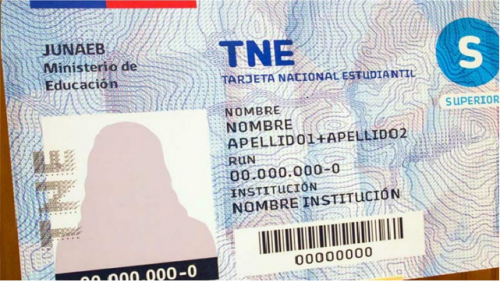 Información sobre Tarjeta Nacional Estudiantil (TNE)