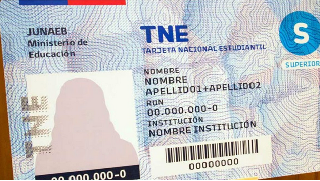 INFORMACIÓN SOBRE TARJETA NACIONAL ESTUDIANTIL (TNE).