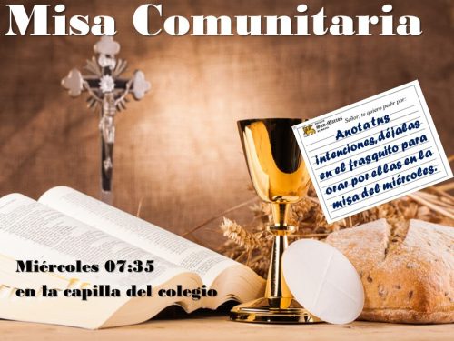 Inicio Misa comunitaria de los miércoles