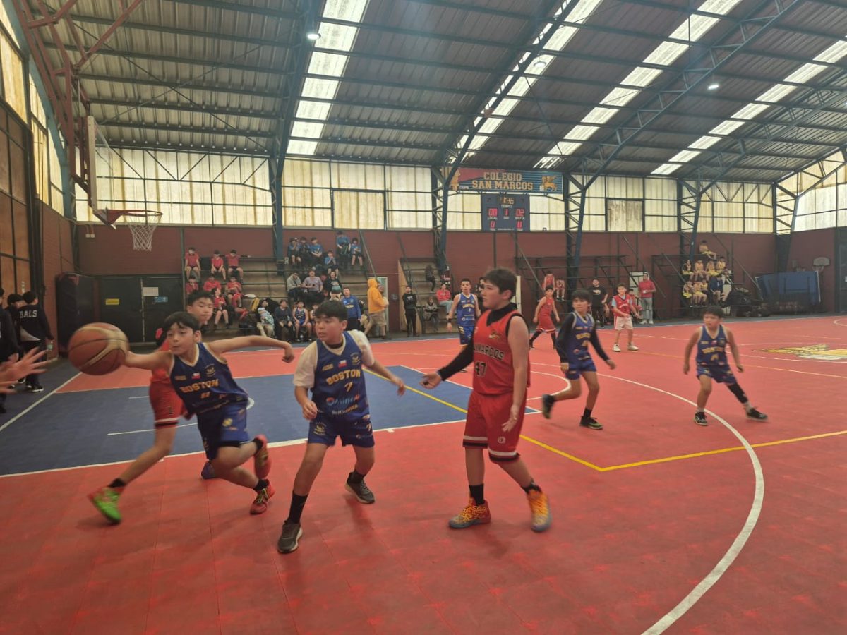 Colegio San Marcos obtiene segundo lugar en las Olimpiadas Boston Educa de Básquetbol Mini Varones