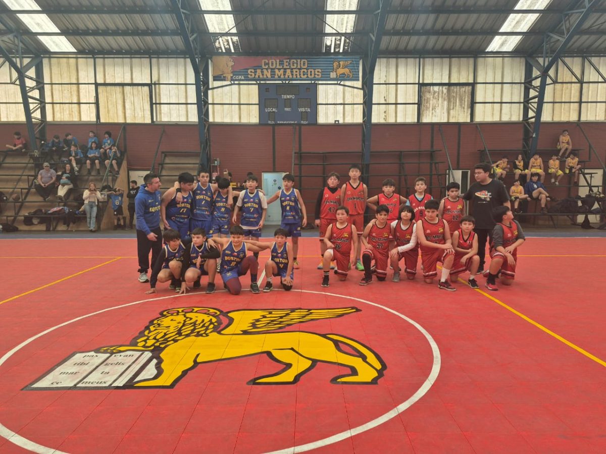 Colegio San Marcos obtiene segundo lugar en las Olimpiadas Boston Educa de Básquetbol Mini Varones