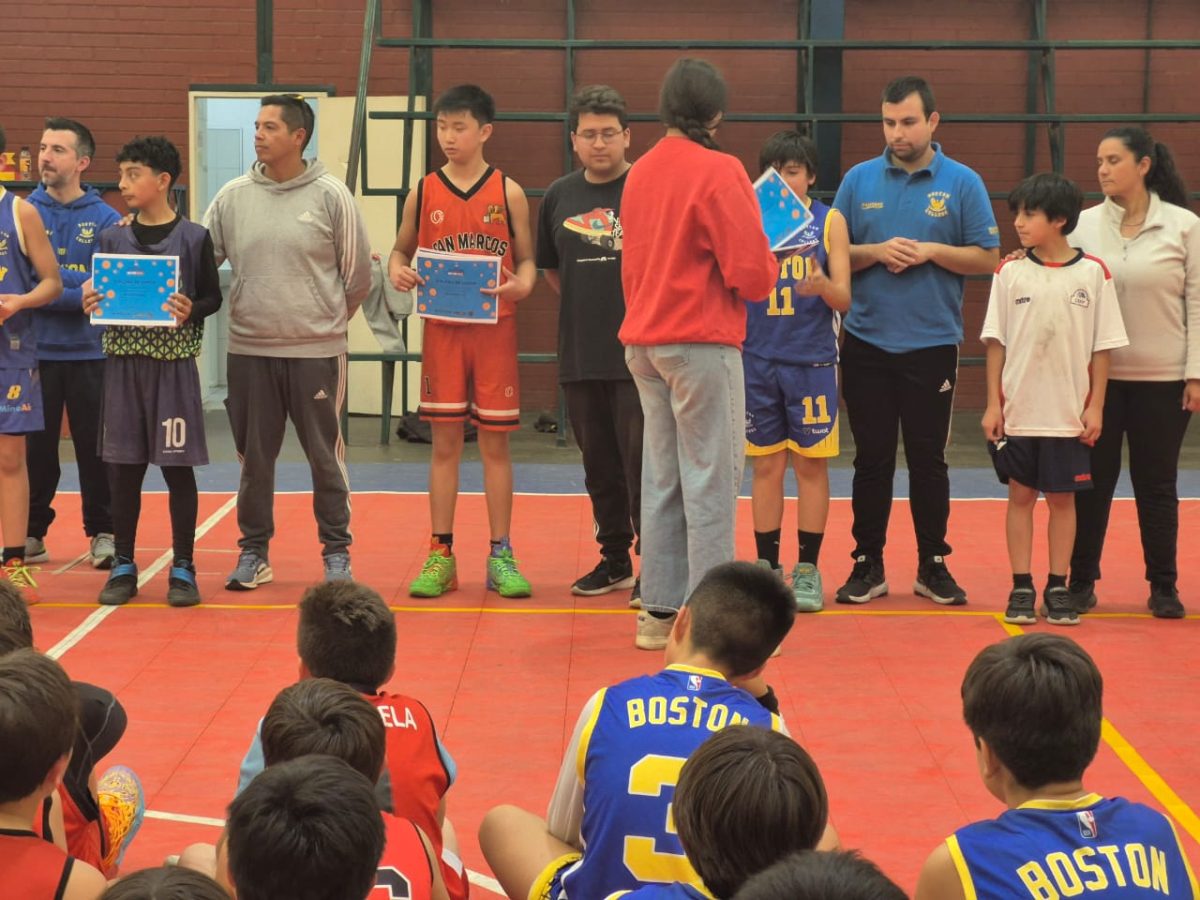 Colegio San Marcos obtiene segundo lugar en las Olimpiadas Boston Educa de Básquetbol Mini Varones
