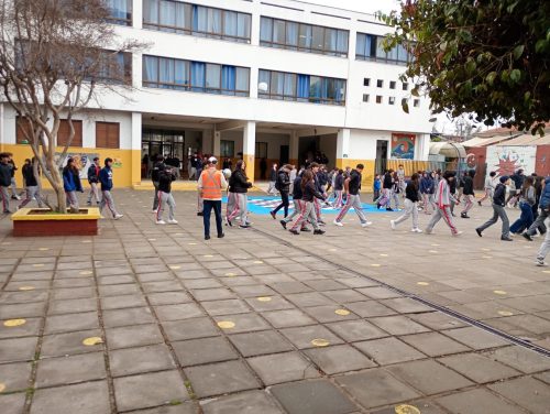 Simulacro de sismo de mayor intensidad