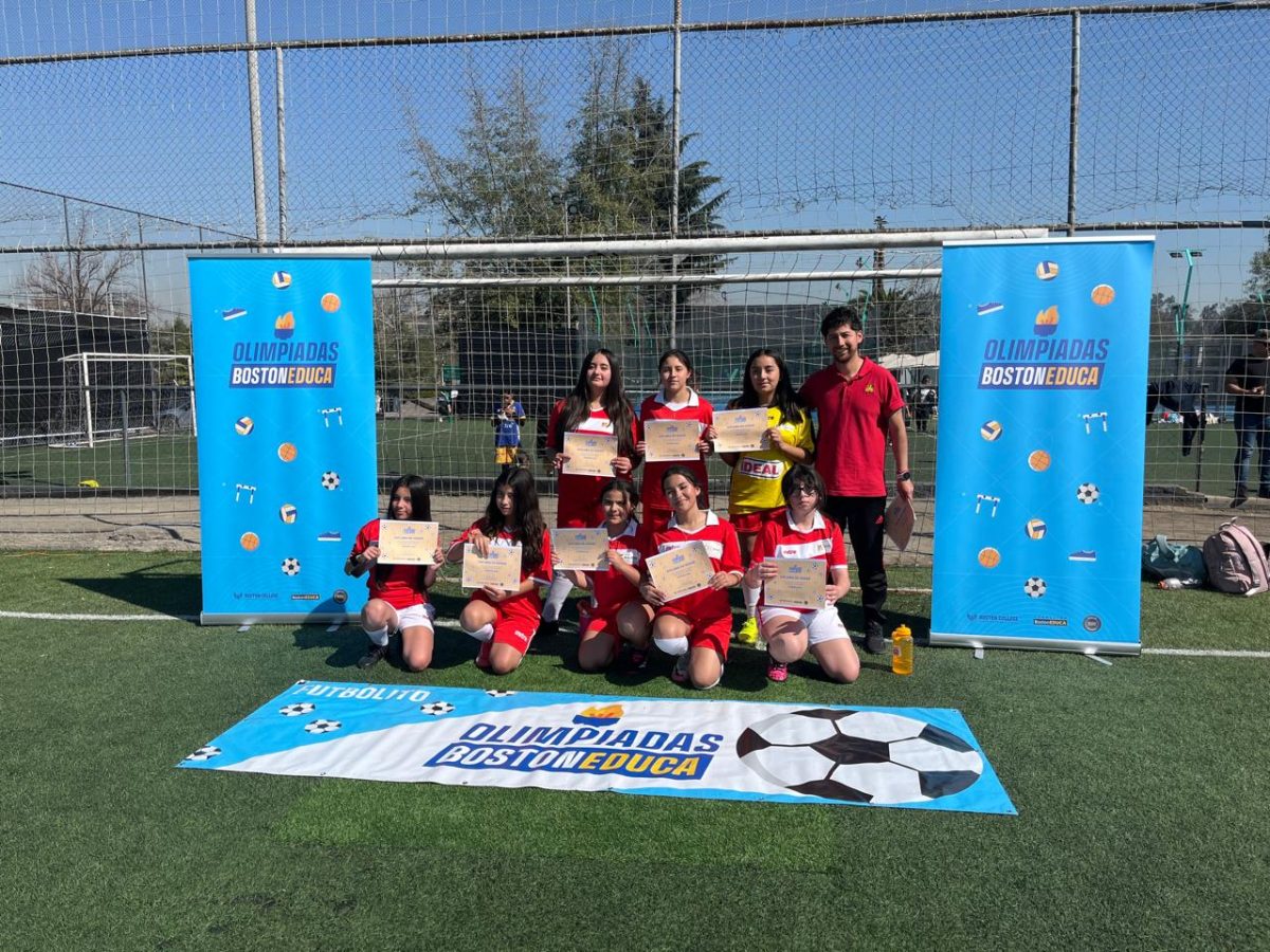 última fecha de las olimpiadas Boston educa de futbolito categoría mini damas
