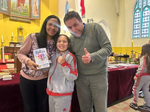 Niños y jóvenes de la Catequesis Eucarística, celebraron liturgia de entrega de la Palabra