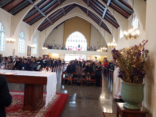 Con Fe y entusiasmo, la comunidad se reunió a orar por Chile, en la misa a la chilena