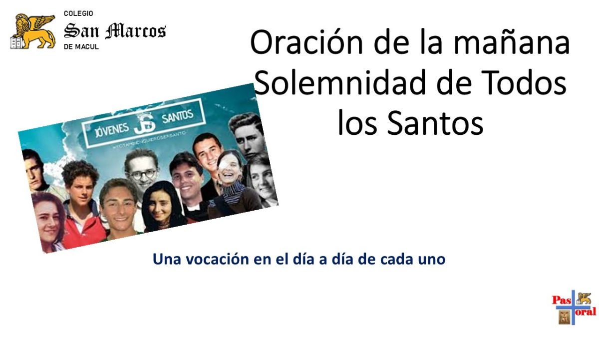 Oración de la mañana del 27 al 30 de octubre