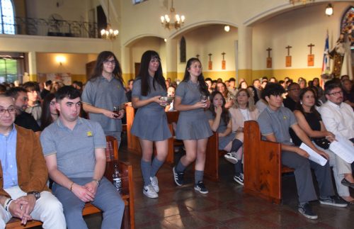 Emotiva Misa de Envío Despide a los Cuartos Medios del Colegio San Marcos de Macul