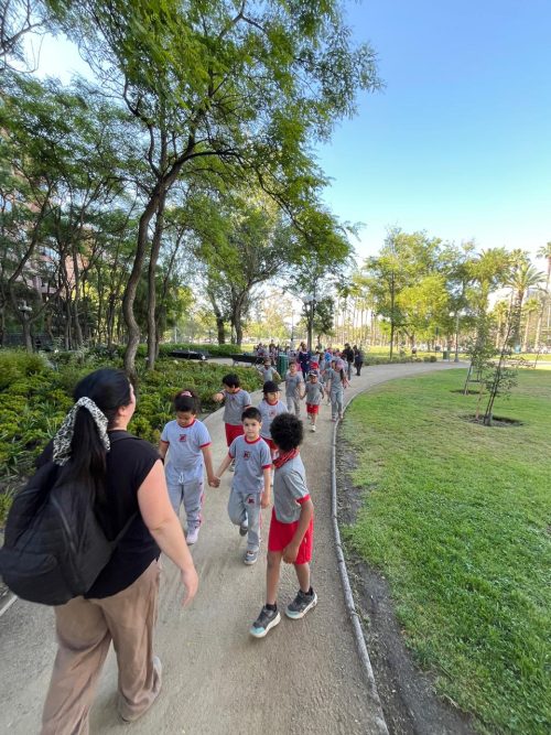 1ros Básicos visitan el Parque Inés de Suárez
