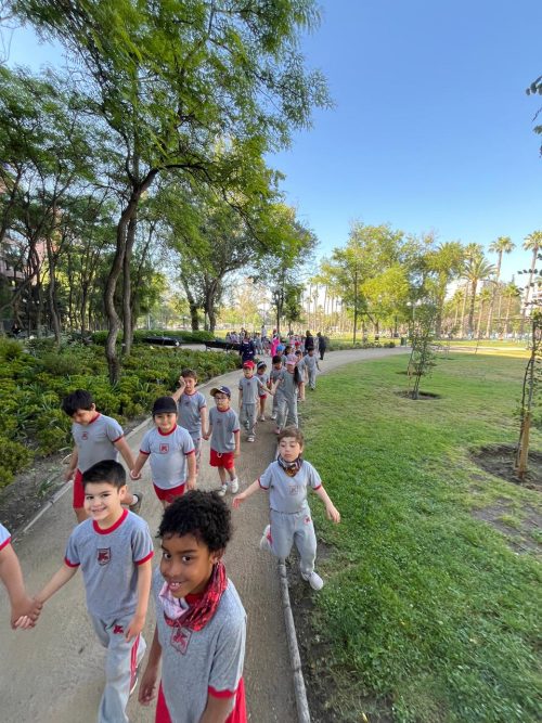 1ros Básicos visitan el Parque Inés de Suárez
