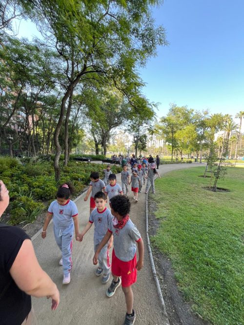 1ros Básicos visitan el Parque Inés de Suárez