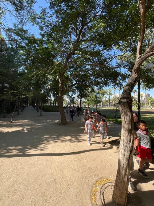 1ros Básicos visitan el Parque Inés de Suárez
