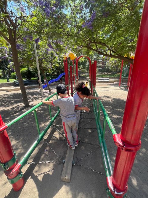 1ros Básicos visitan el Parque Inés de Suárez