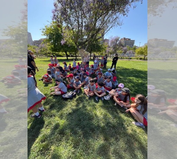 Visita al parque bicentenario de Vitacura
