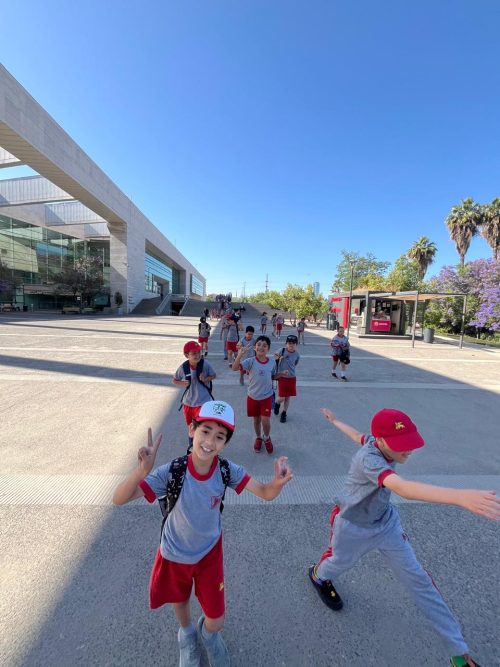 Visita al parque bicentenario de Vitacura