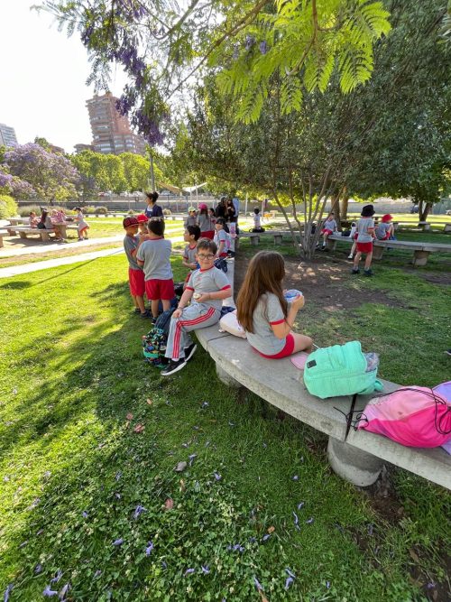 Visita al parque bicentenario de Vitacura