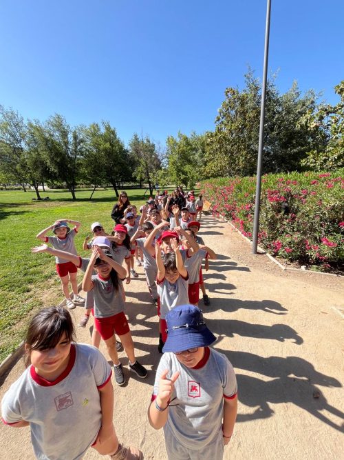 Visita al parque bicentenario de Vitacura