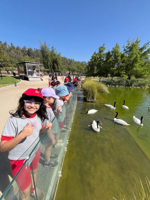 Visita al parque bicentenario de Vitacura