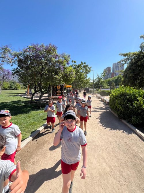 Visita al parque bicentenario de Vitacura