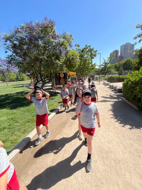 Visita al parque bicentenario de Vitacura