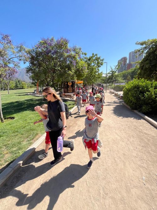 Visita al parque bicentenario de Vitacura