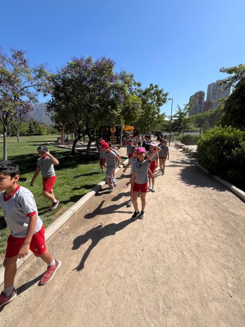 Visita al parque bicentenario de Vitacura