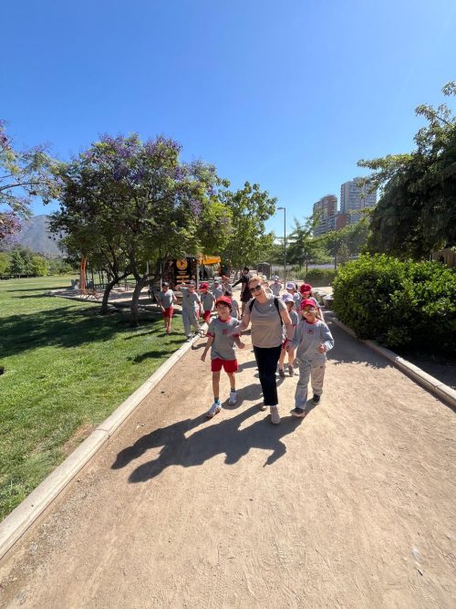 Visita al parque bicentenario de Vitacura