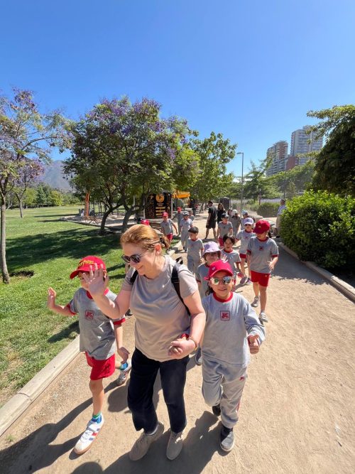 Visita al parque bicentenario de Vitacura