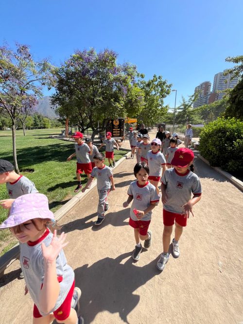 Visita al parque bicentenario de Vitacura