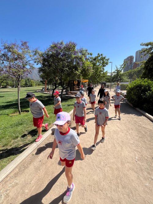 Visita al parque bicentenario de Vitacura