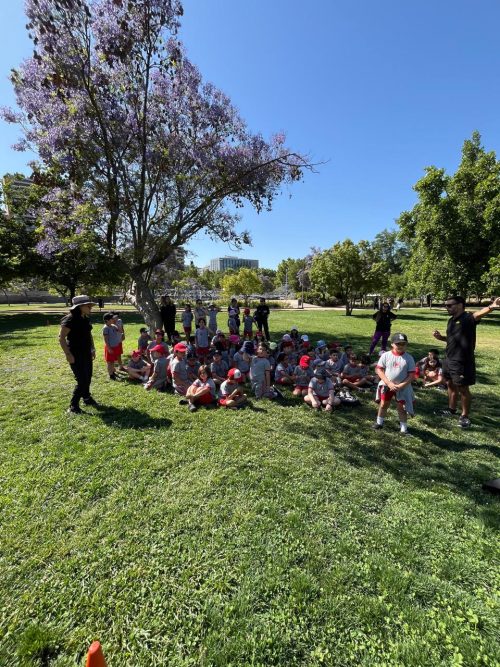 Visita al parque bicentenario de Vitacura
